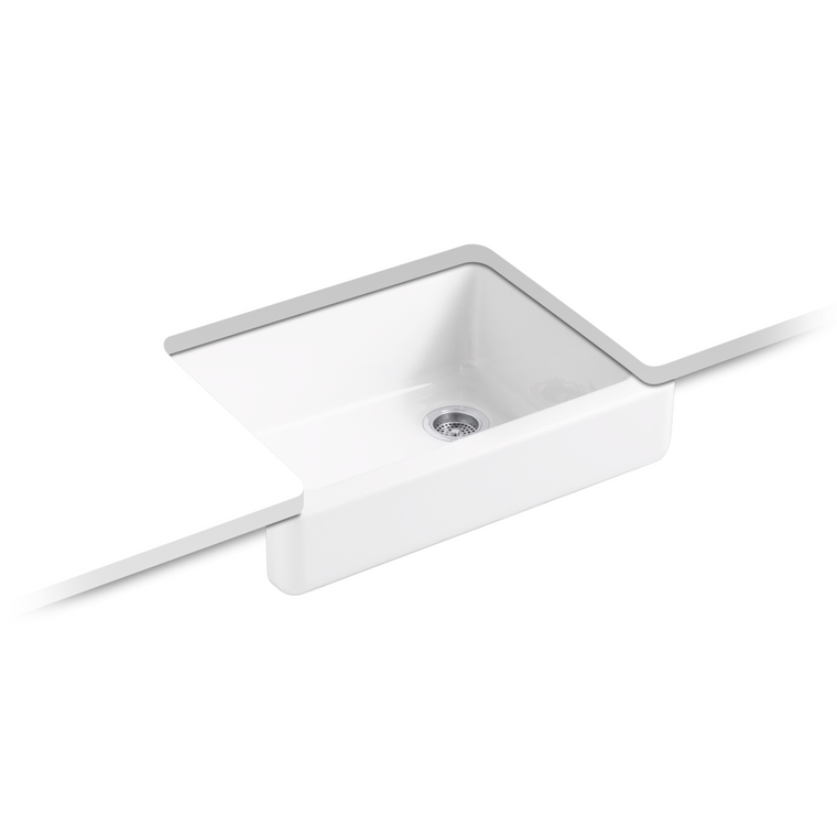 KOHLER WHITEHAVEN UC, 30", SHORT APRON SINK 6486-1