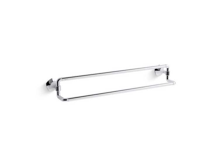 OCCASION 24" DOUBLE TOWEL BAR EX27062T-CP POLISHED CHROME