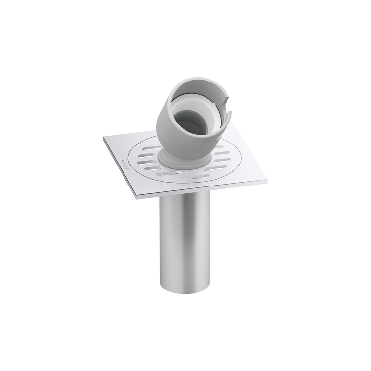 KOHLER WASHING MACHINE FLOOR DRAIN 45966T-B-CP POLISHED CHROME