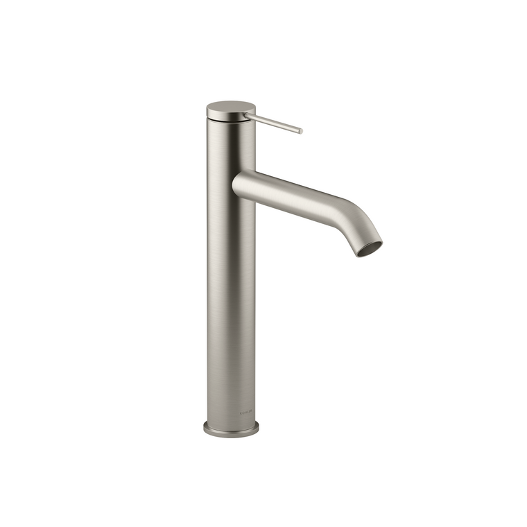 KOHLER COMPONENTS TALL SINGLE CONTROL LAVATORY WITH DRAIN 77959T-4A-BN BRUSHED NICKEL