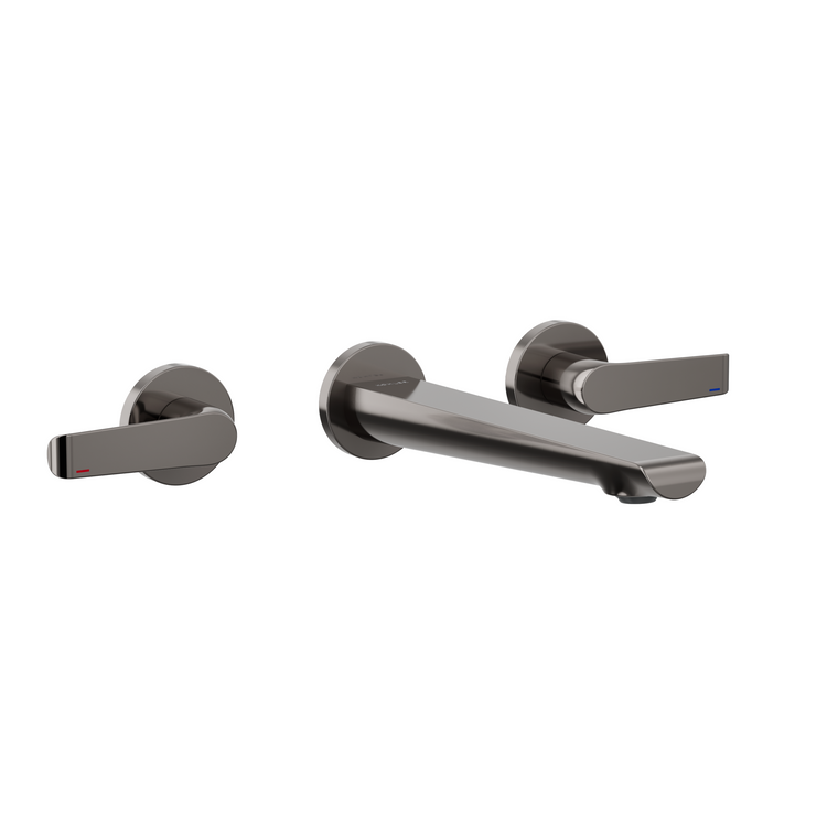 KOHLER AVID WALL-MOUNT LAVATORY FAUCET (2 HANDLES) 97359T-B4-TT VIBRANT TITANIUM