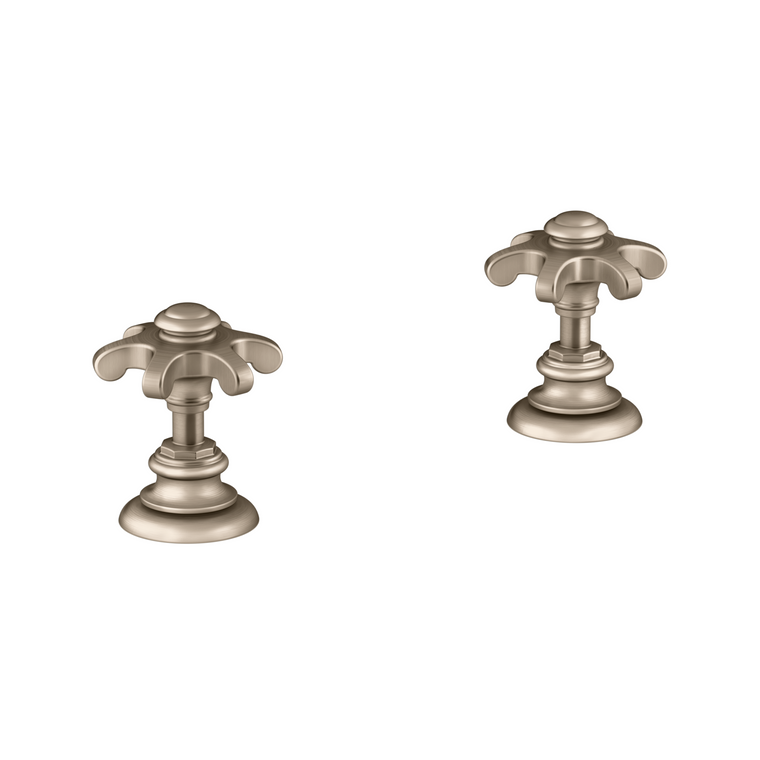 KOHLER ARTIFACTS WIDESPREAD HANDLES - PRONG 98068T-3M-BV BRUSHED BRONZE