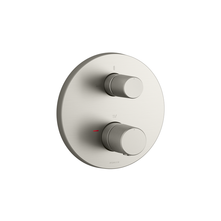 KOHLER MODULO RECESSED THERMOSTATIC B/S TRIM & VALVE-OYL 78024T-8-BN BRUSHED NICKEL