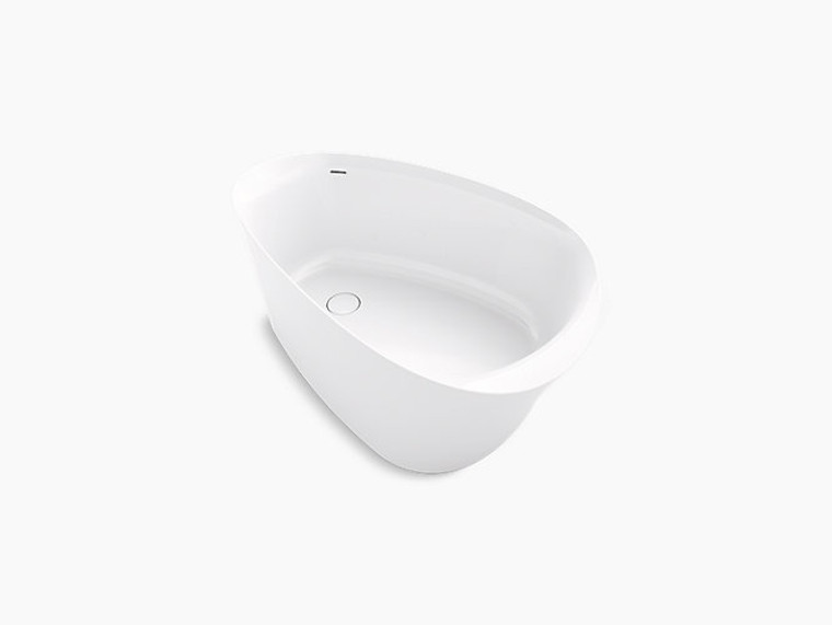 KOHLER BATHTUB  VEIL LITHOCAST GLOSS FS BATH K-8331T-0 / KOHLER BATHTUB