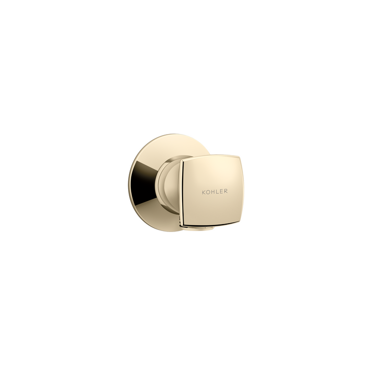 KOHLER SQUARE WALL-MOUNT CONNECTOR 11627T-AF FRENCH GOLD