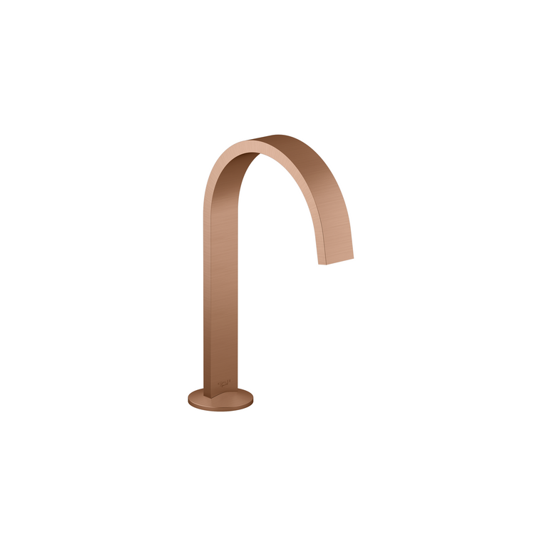 KOHLER COMPONENTS LAV SPOUT (W/O HANDLES) WITH CLICK DRAIN - RIBBON 77968T-BRD VIBRANT BRUSHED ROSE GOLD