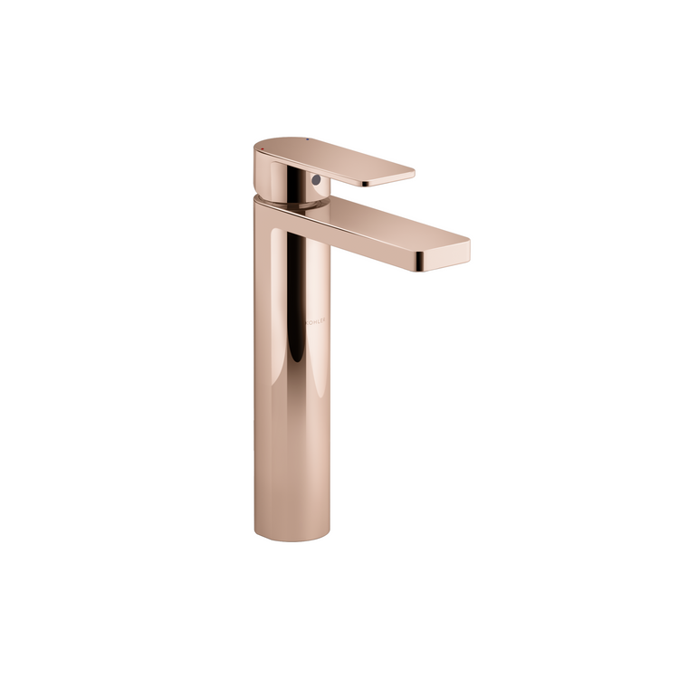 KOHLER PARALLEL TALL LAVATORY FAUCET 23475T-4-RGD ROSE GOLD