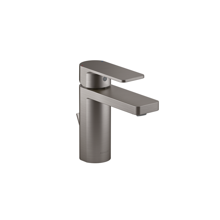 KOHLER PARALLEL SINGLE CONTROL LAVATORY FAUCET 23472T-4-BRT VIBRANT BRUSHED TITANIUM