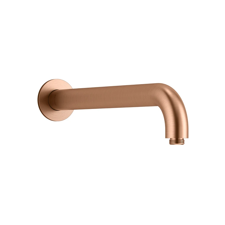 KOHLER KATAYLST AIR WALL-MOUNT SHOWER ARM - 15" 15396T-B-BRD VIBRANT BRUSHED ROSE GOLD
