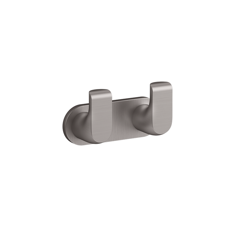 KOHLER AVID DOUBLE ROBE HOOK 97500T-BRT BRUSHED TITANIUM