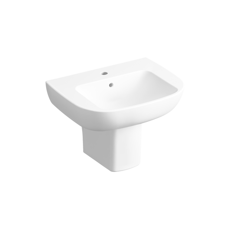 KOHLER REACH SEMI-PEDESTAL LAVATORY, 1 HOLE
