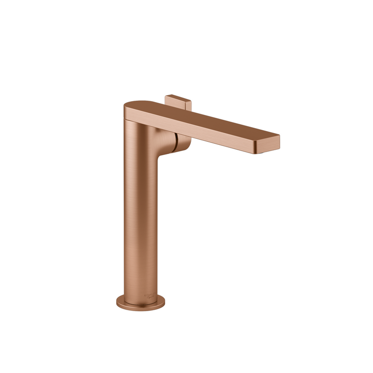 KOHLER COMPOSED TALL LAVATORY FAUCET - SIDE LEVER HANDLE 73168T-4-BRD BRUSHED ROSE GOLD
