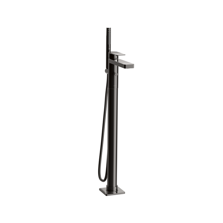 KOHLER PARALLEL FREESTANDING BATH FILLER 23492T-4-PGP POLISHED GRAPHITE