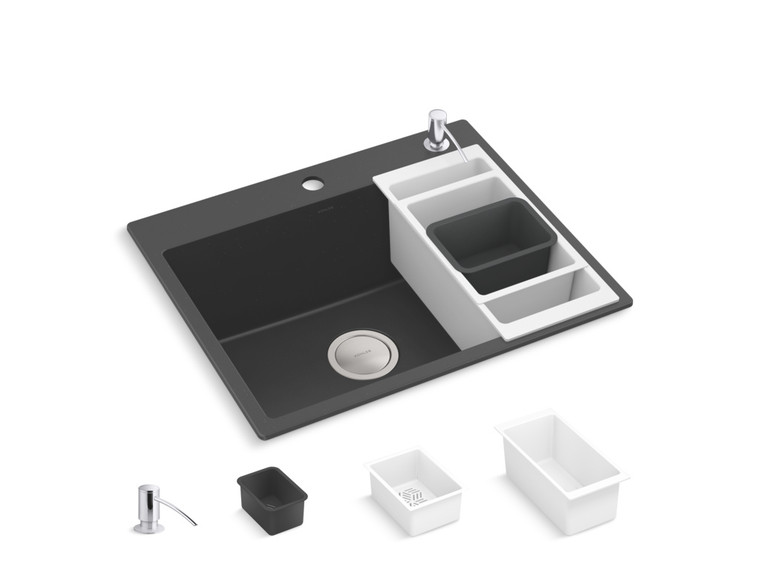 KOHLER NEOROC LADENA SGL SR/UC/TI SINK,UM1,600