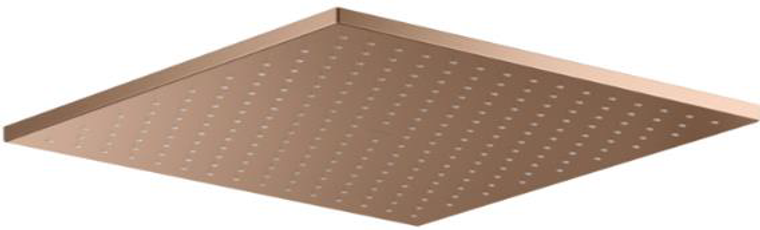 CONTEMPORARY RAINHEAD 10" WITH WATER MIND  SQUARE 33414T-BRD BRUSHED ROSE GOLD
