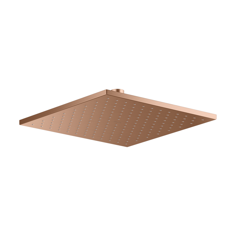 CONTEMPORARY RAINHEAD 10" WITH WATER MIND  SQUARE 33414T-BRD BRUSHED ROSE GOLD