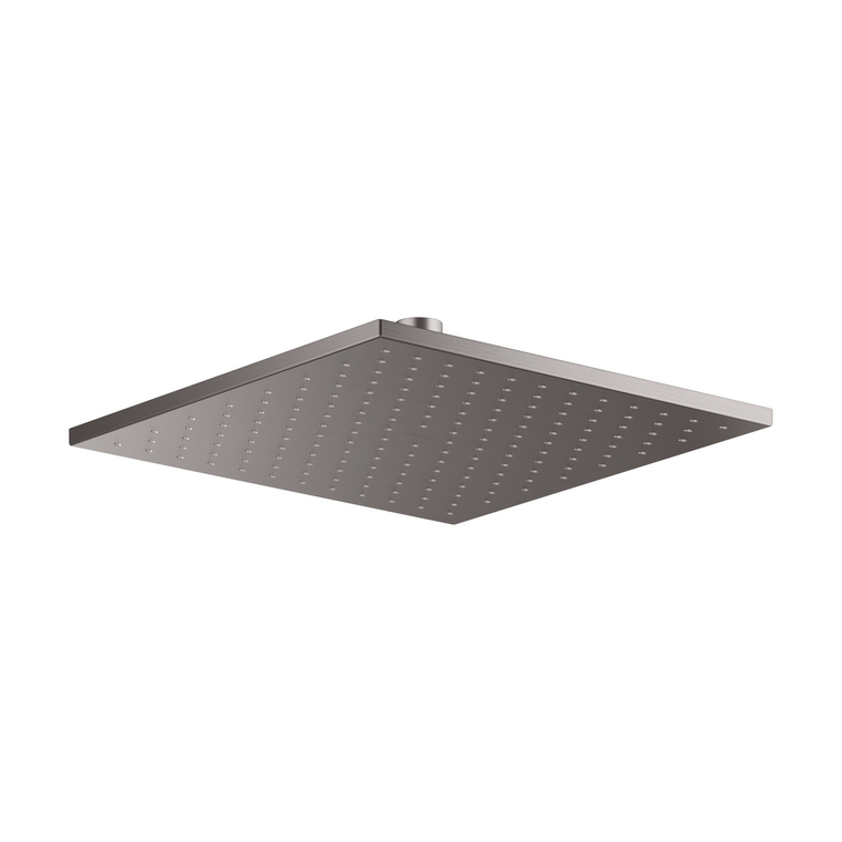 CONTEMPORARY RAINHEAD 10" WITH WATER MIND  SQUARE 33414T-BRT BRUSHED TITANIUM