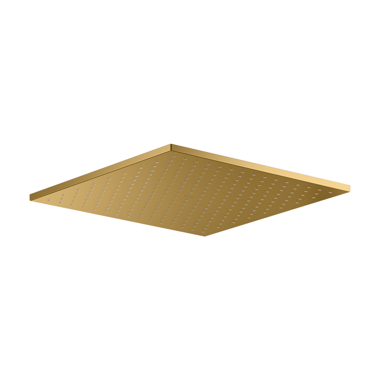 CONTEMPORARY RAINHEAD 12" WITH WATER MIND  SQUARE 33411T-2MB BRUSHED MODERNE BRASS