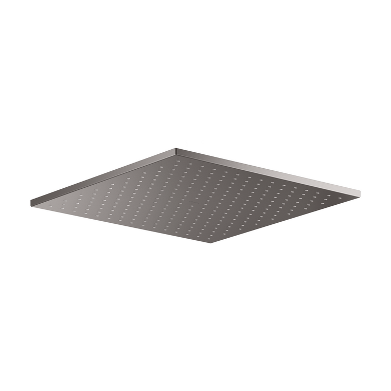 CONTEMPORARY RAINHEAD 12" WITH WATER MIND  SQUARE 33411T-BRT BRUSHED TITANIUM