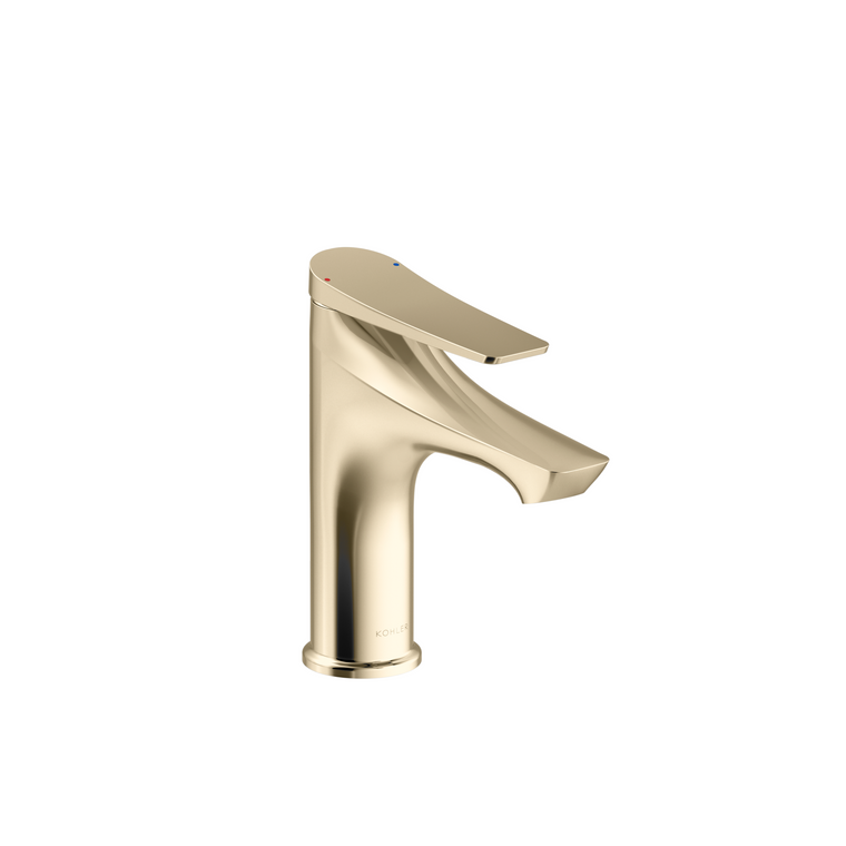 KOHLER FORE ARC SINGLE HANDLE LAVATORY FAUCET 29546T-4-AF FRENCH GOLD