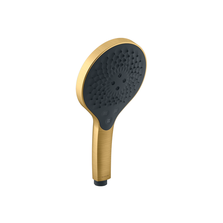 KOHLER RAINDUET MF HANDSHOWER W/ WATERMIND - ROUND 33407T-2MB BRUSHED MODERNE BRASS