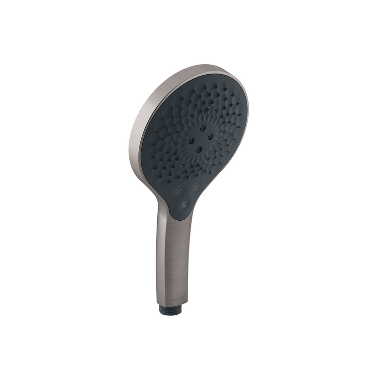 KOHLER RAINDUET MF HANDSHOWER W/ WATERMIND - ROUND 33407T-BRT BRUSHED TITANIUM