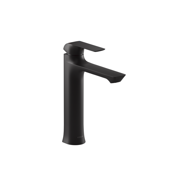 KOHLER FORE LINE SINGLE HANDLE TALL LAVATORY FAUCET Matte Black