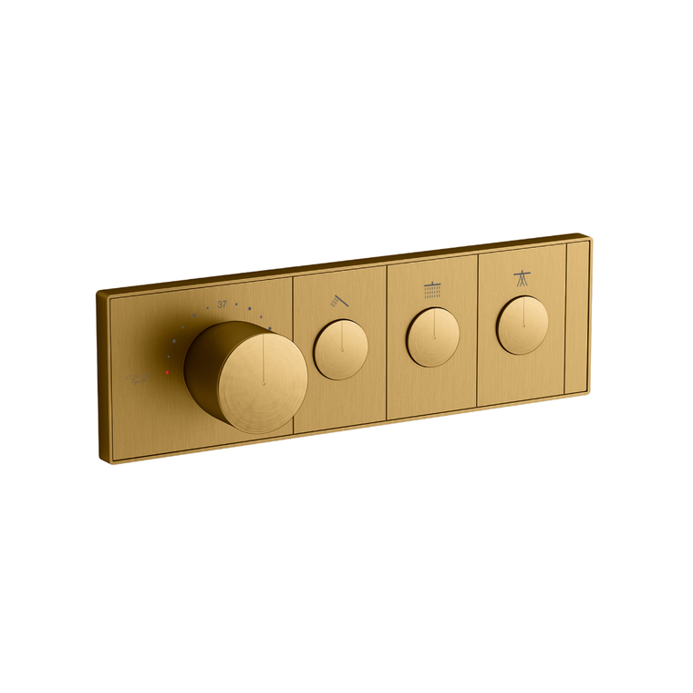 ANTHEM THREE-OUTLET RECESSED MECHANICAL THERMOSTATIC CONTROL EX26347T-9-2MB BRUSHED MODERNE BRASS