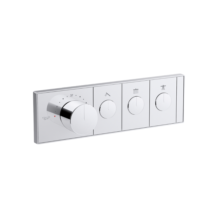 ANTHEM THREE-OUTLET RECESSED MECHANICAL THERMOSTATIC CONTROL EX26347T-9-CP POLISHED CHROME