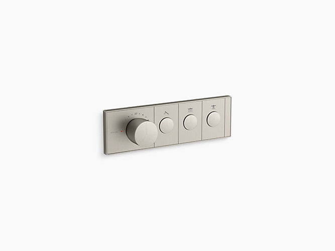 ANTHEM THREE-OUTLET RECESSED MECHANICAL THERMOSTATIC CONTROL EX26347T-9-BN BRUSHED NICKEL