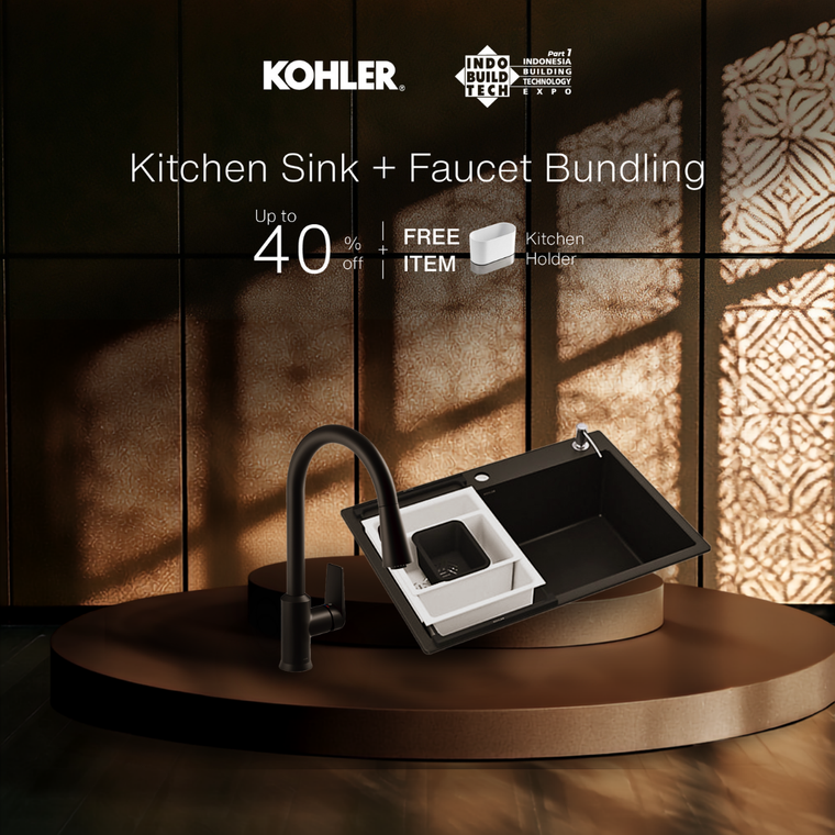 NEOROC LADENA SGL SR/UC/TI SINK,UM1,700 + TAUT KITCHEN FAUCET W/PULL-DOWN SPOUT - LEVER HANDLE