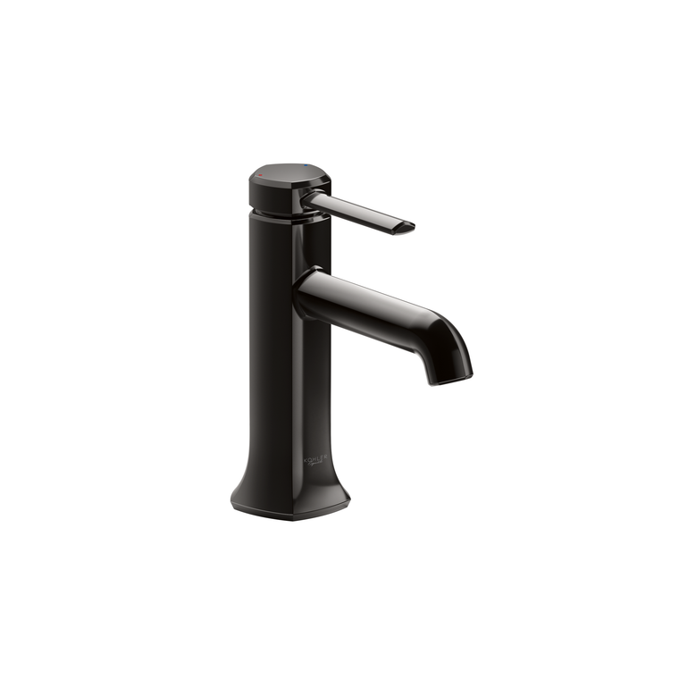 KOHLER OCCASION SINGLE CONTROL LAVATORY EX27000T-4-PGP POLISHED GRAPHITE