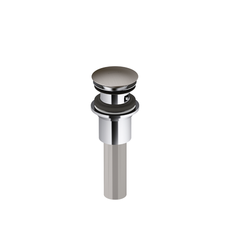 KOHLER CLICK DRAIN, BIG CAP 7120T-BGP BRUSHED GRAPHITE