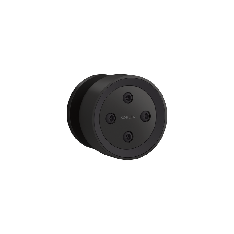 KOHLER STATEMENT ROUND DEEPMSG BODY SPRAY 26299T-BL MATTE BLACK
