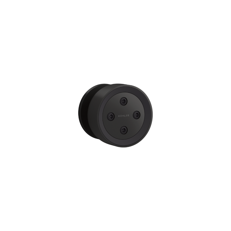 KOHLER STATEMENT ROUND DEEPMSG BODY SPRAY 26299T-BL MATTE BLACK