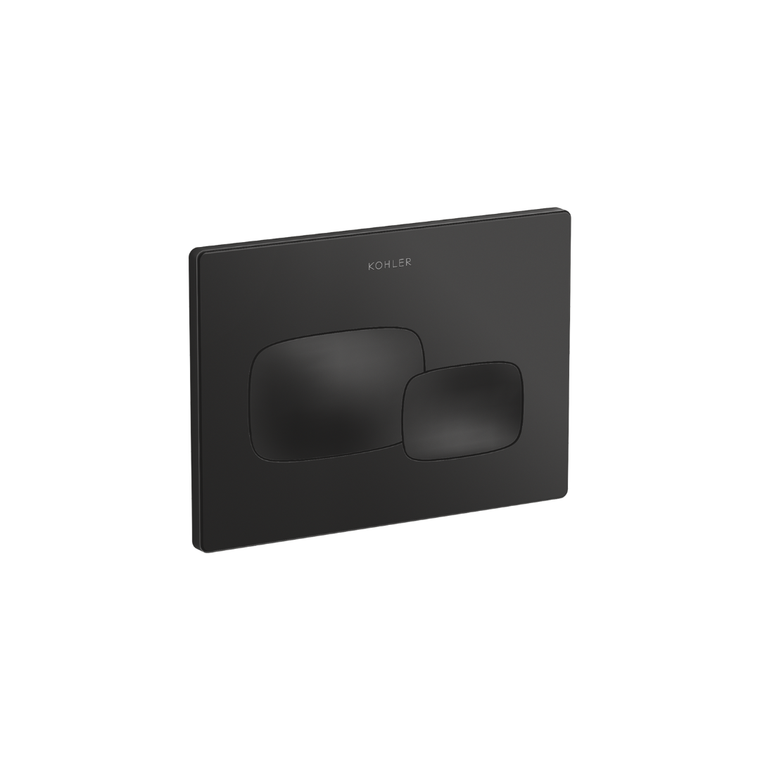 KOHLER PEBBLE PNEUMATIC IN-WALL TANK FACEPLATE 20341T-PNE-2BL BLACKENED BRONZE