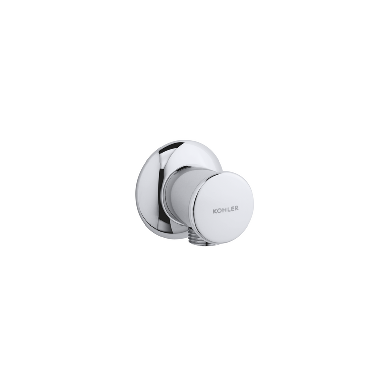 KOHLER ROUND WALL-MOUNT CONNECTOR 16381T-CP POLISHED CHROME