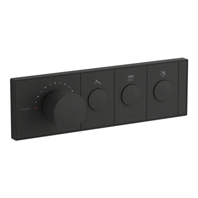 ANTHEM RECESSED MECH TH CONTROL 3OT 26347T-9-BL MATTE BLACK