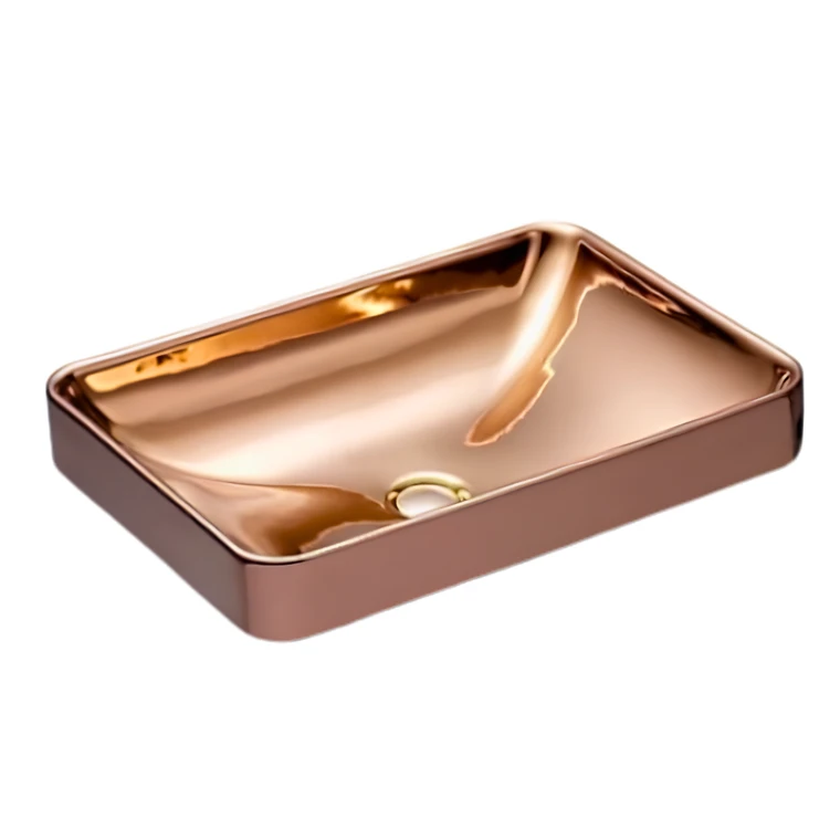 KOHLER FOREFRONT VESSEL LAVATORY, RGD 28729T-RGD ROSE GOLD