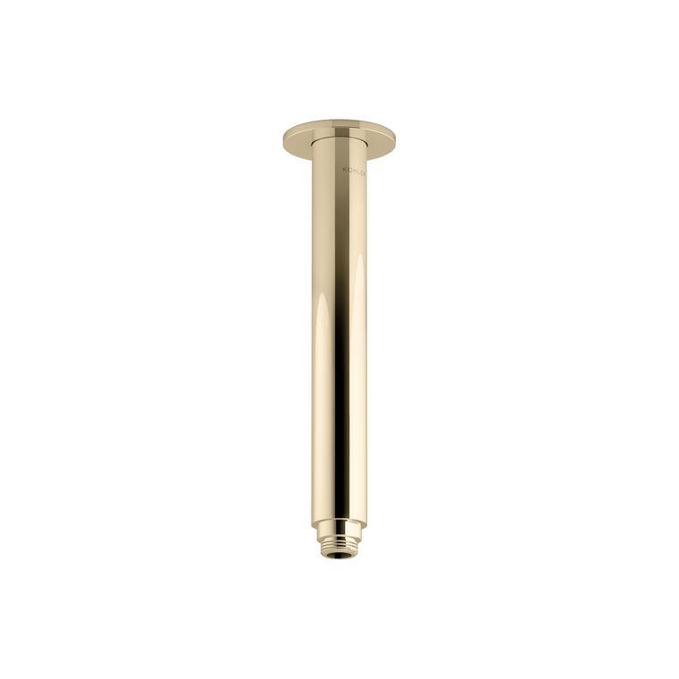 KOHLER KATAYLST AIR CEILING-MOUNT SHOWER ARM - 10" 15399T-B-AF FRENCH GOLD