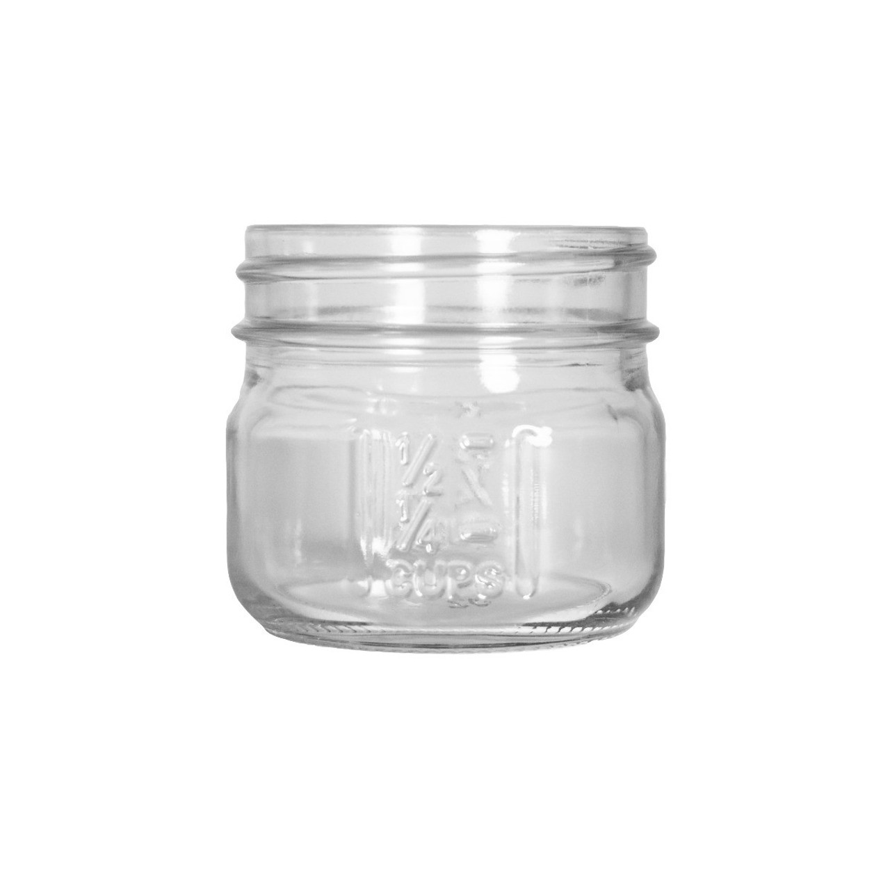Square Mason Jar 4oz - Lone Star Candle Supply