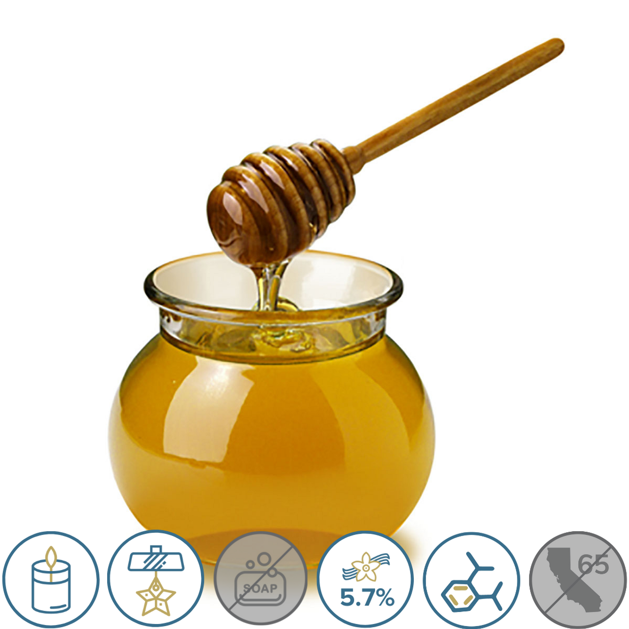 Honey Fragrance Oil - Lone Star Candle Supply