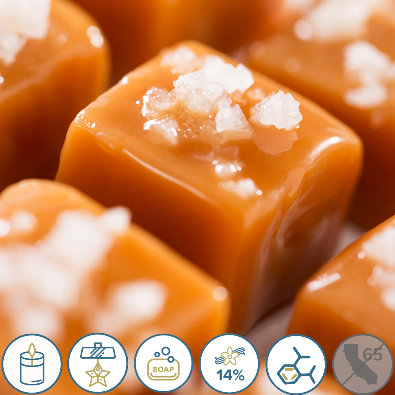 4Oz] Salted Caramel Fragrance Oil For Candle Making Scents For