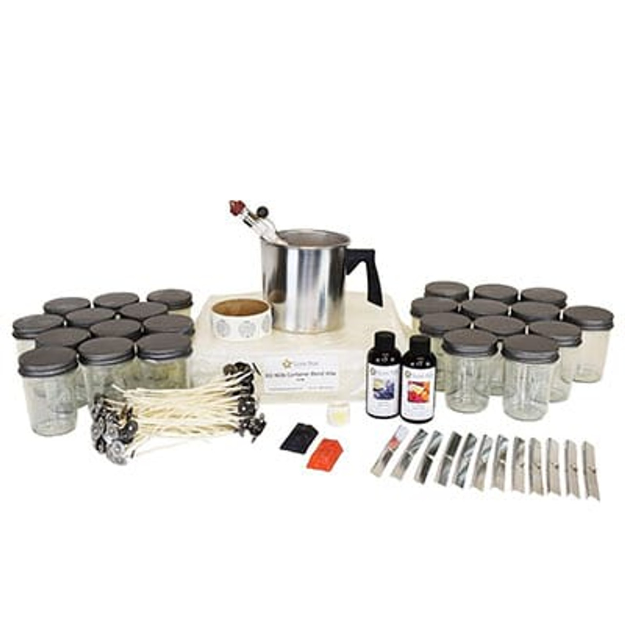 Candle Making Kit,Easy to Make Colored Candle Soy Wax Kit