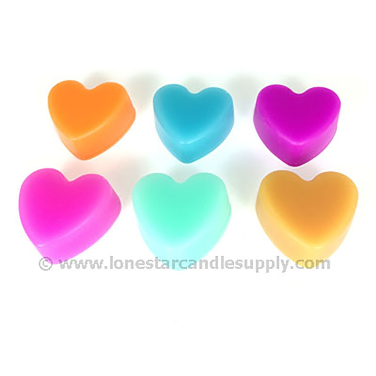 Heart Silicone Mold - 24 Cavity - Lone Star Candle Supply
