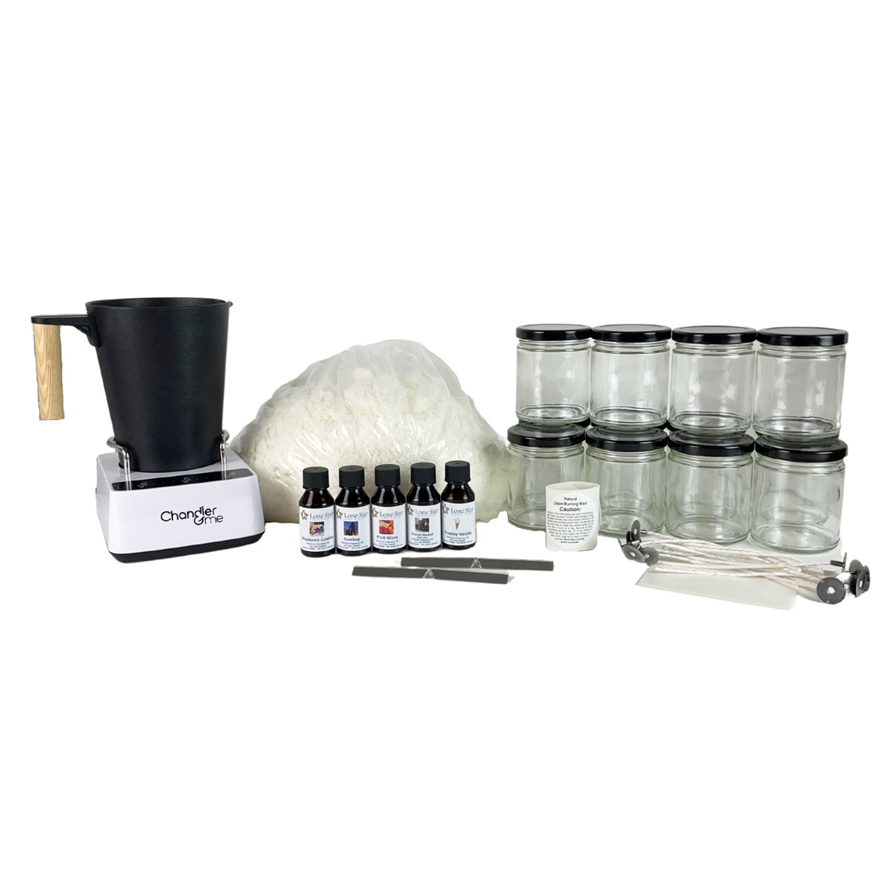 Complete DIY Candle Making Kit Supplies Large Scented Soy Candles
