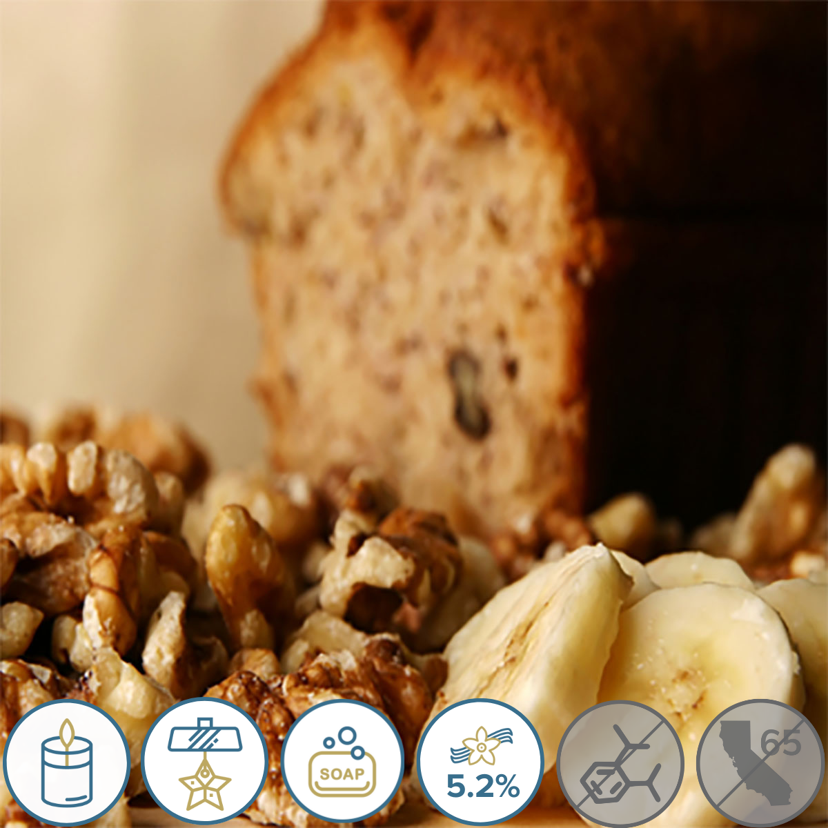 Banana Nut Bread Fragrance Oil - Thumbnail 2