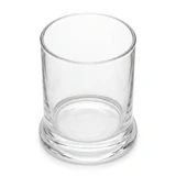 Libbey Status Jar 8oz, empty, angled view