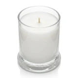 Libbey Status Jar 8oz candle with paraffin wax, single wick, angled view