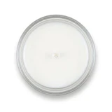 Libbey Status Jar 8oz candle with paraffin wax, single wick, top-down view